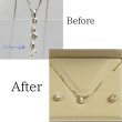 画像1: 【リフォーム例】ダイヤ3連ネックレスをペンダント＆ピアスセットへ (1)