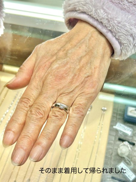 画像8: 【リフォーム例】立爪リングを世代を超えて愛されるシンプルリングへ (8)