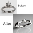 画像1: 【リフォーム例】立爪リングを世代を超えて愛されるシンプルリングへ (1)