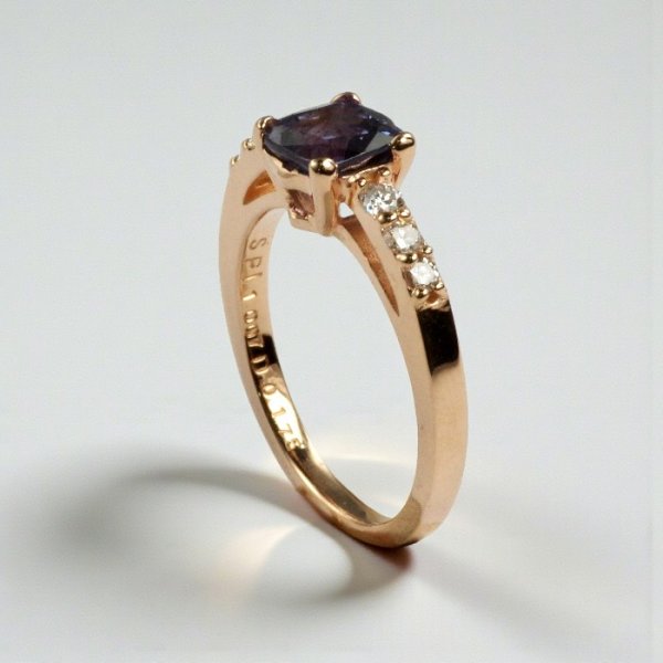 画像5: 【オーダー例】K18PGバイオレットスピネルリング (5)