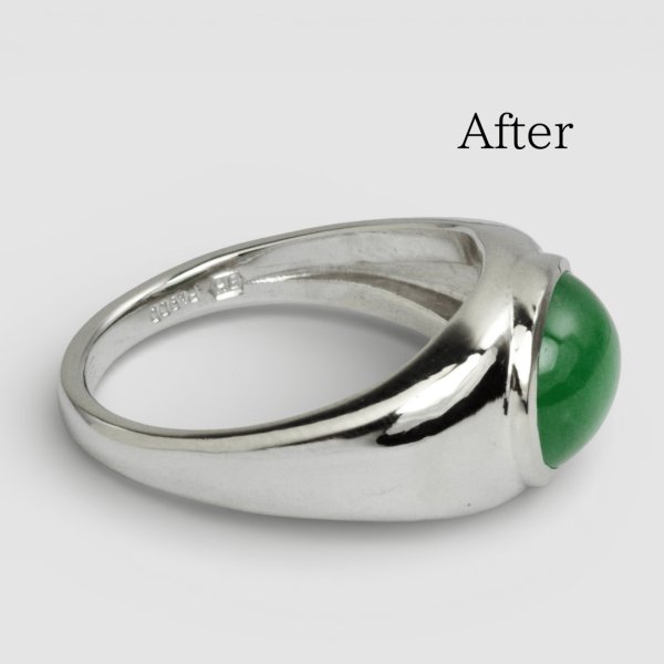 画像6: 【オーダー例】Pt900ヒスイリング (6)