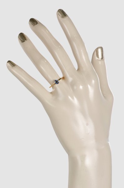 画像6: K18サファイアリング(0.49ct) (6)