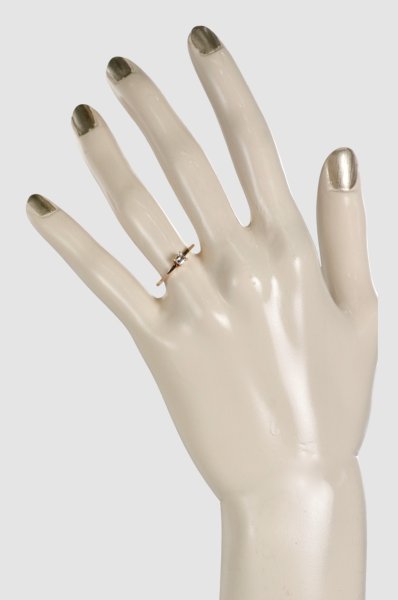 画像7: K18PGダイヤモンドリング(0.21ct) (7)