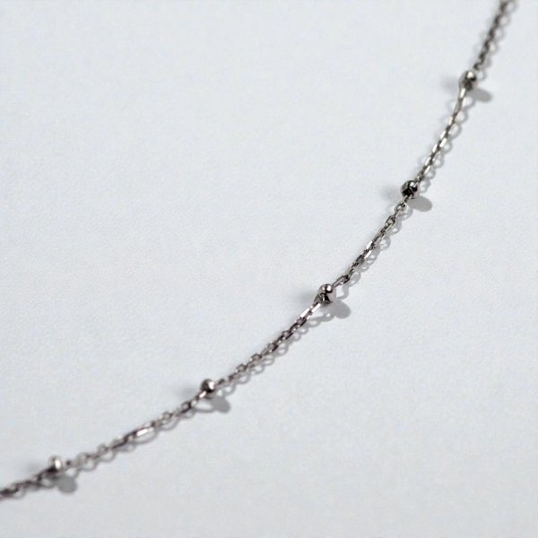 画像4: K18WG フラワーダイヤモンドペンダントネックレス01 (4)