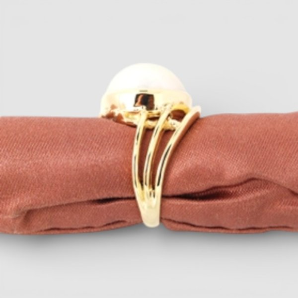 画像4: 【リフォーム例】片方K18マベパールイヤリング→普段使いリングに (4)