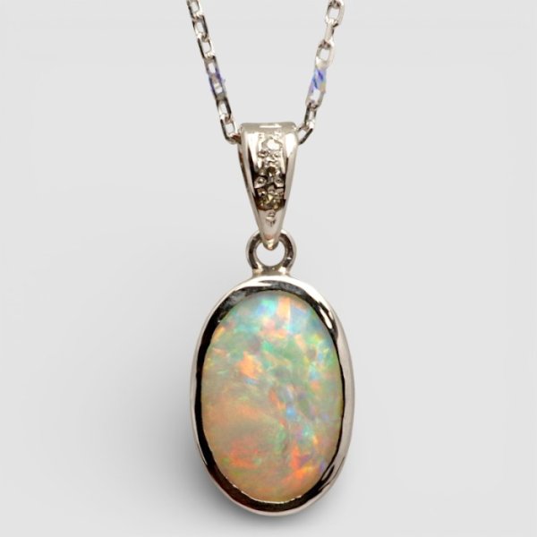 画像3: オパールリングをペンダントにリフォーム (3)