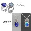 画像1: 【リフォーム・オーダー例】リングの石でPt900ペンダント制作 (1)