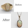 画像1: オパールリングをペンダントにリフォーム (1)
