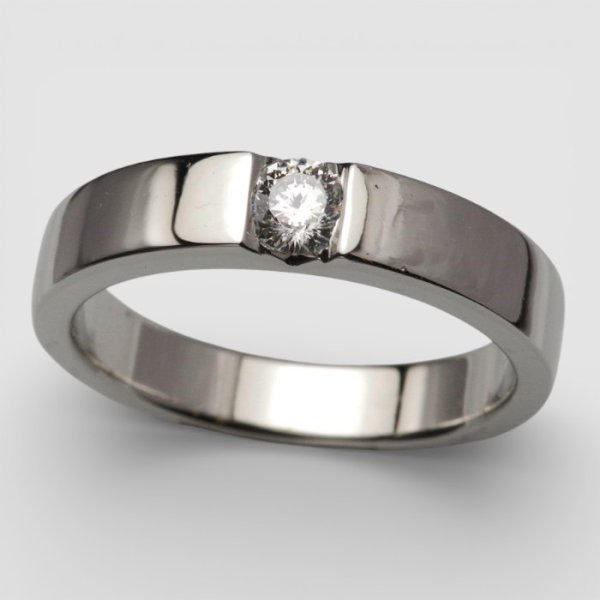 画像3: 【リフォーム】プラチナ・ダイヤモンド入りペンダント→指輪 (3)