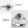 画像1: 【修理例】メレダイヤ紛失・変形リング (1)