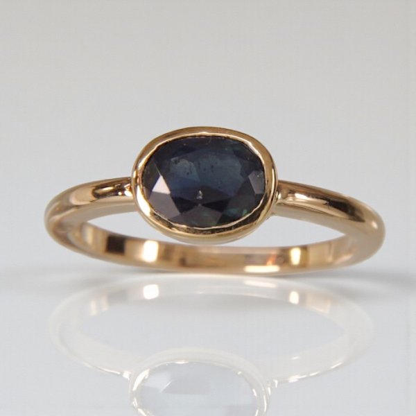 画像3: 【リフォーム例】祖母のサファイアをお孫さんへ｜地金下取りで安くK18リングに (3)