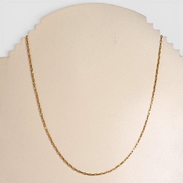 画像6: K18 ハンドメイドチェーンネックレス 46cm 約5g (6)