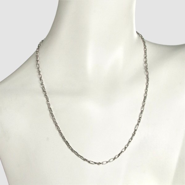 画像1: Pt900 チェーンネックレス　約60cm　約18g (1)