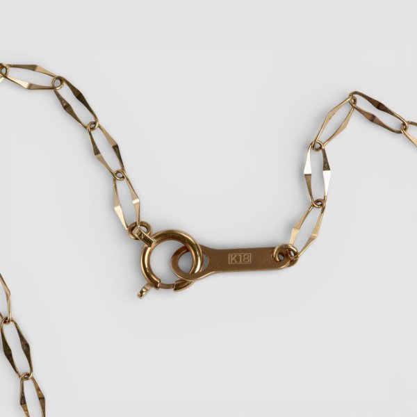 画像3: K18 サザンクロスチェーンネックレス (3)