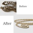 画像1: K18ネックレスのクリーニング、新品仕上げ (1)