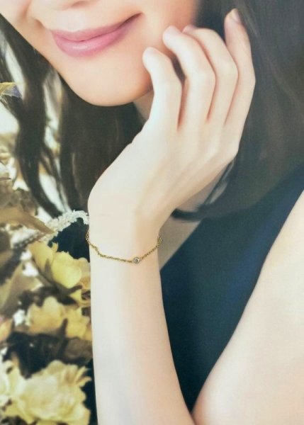 画像8: K18ダイヤモンド 入りチェーンブレスレット (8)