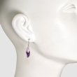 画像2: K14WGナチュラルシェープアメシストピアス (2)