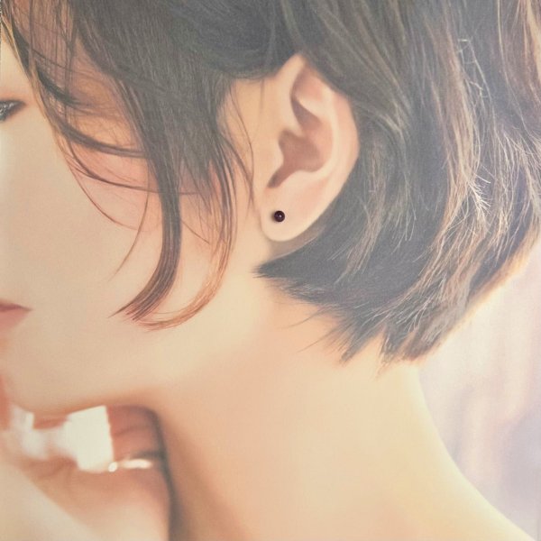 画像5: チタン アメジストピアス (5)