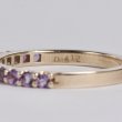 画像4: K10アメジストハーフエタニティリング (4)