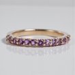 画像1: K10アメジストハーフエタニティリング (1)