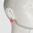 画像4: チタン&ステンレス す玉サンゴ×淡水パール 2wayピアス (4)