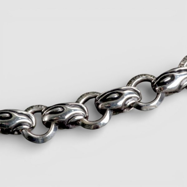 画像4: SV925イーグル＆リングスブレスレット　 (4)