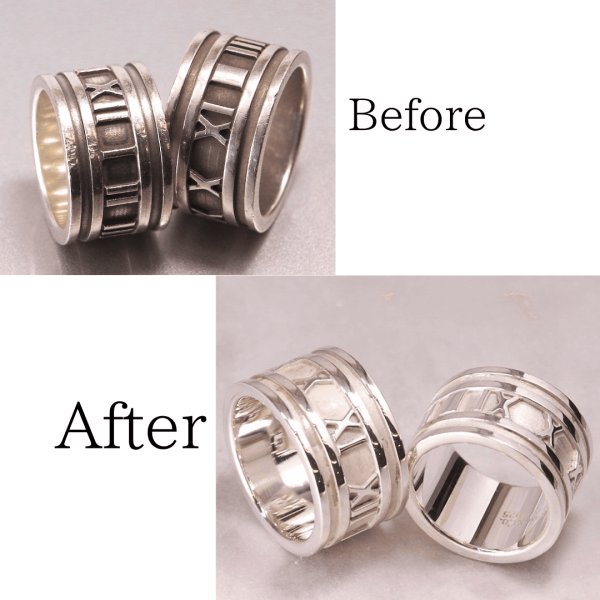 画像1: 【修理】ティファニー アトラスワイドリング 修理・カスタム (1)