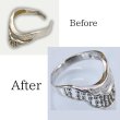 画像1: 【修理】Pt900指輪変形直し・切断直し (1)