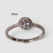 画像4: 【修理】プラチナ ダイアモンドリングの 変形直し・新品仕上げ (4)