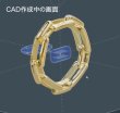画像3: 【オーダー例】K18メレダイヤ入りチェーンリング (3)