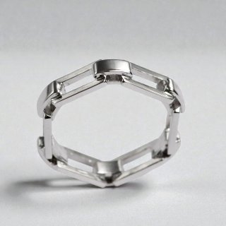 Pt900チェーンリング◇ベル宝飾オンラインショップ ◇