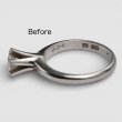 画像3: 【リフォーム例】立爪リングを世代を超えて愛されるシンプルリングへ (3)