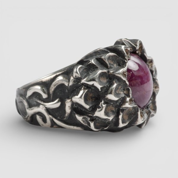 画像4: SV925インドスタールビーオリジナルダリアリング (4)