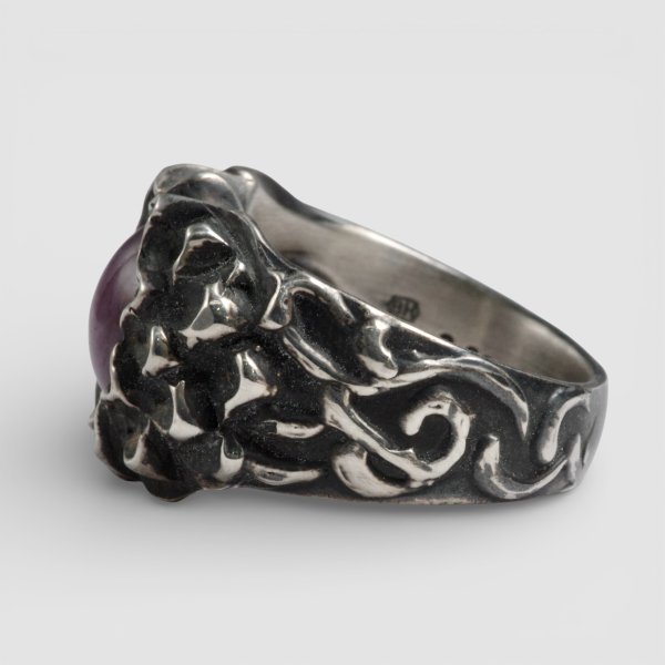 画像5: SV925インドスタールビーオリジナルダリアリング (5)