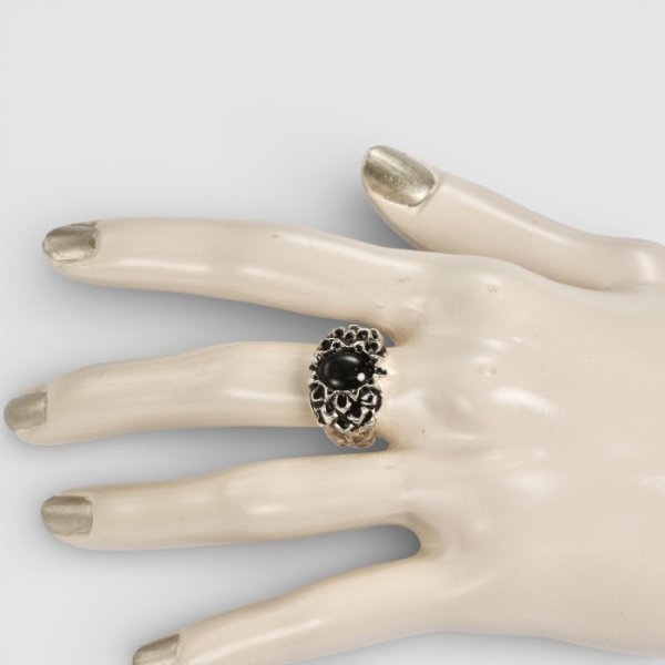 画像7: SV925スターダイオプサイト オリジナルダリアリング (7)