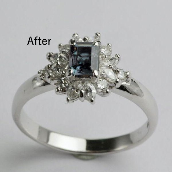 画像4: 【修理例】メレダイヤ紛失・変形リング (4)