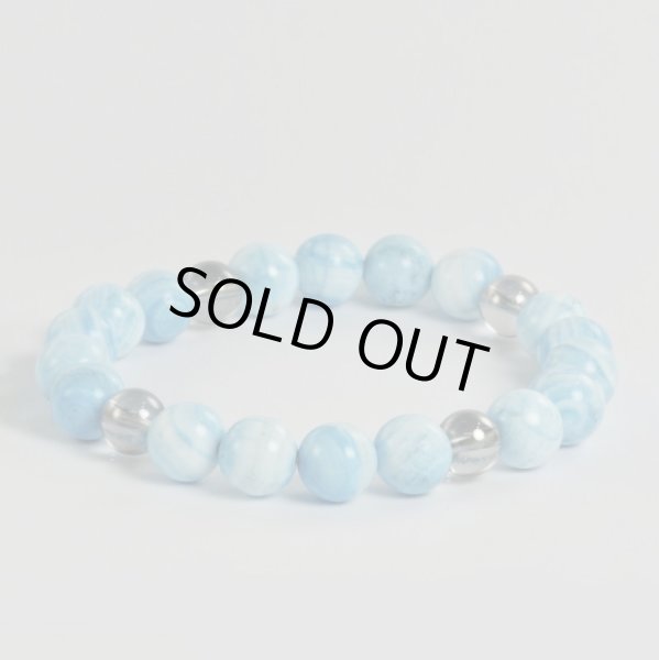 画像3: ヘミモルファイト&グレーオーラブレスレット (3)