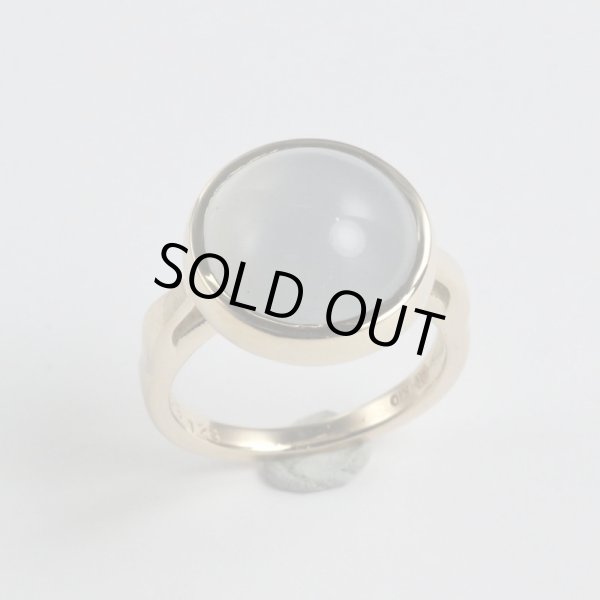 画像4: K10ブルーカルセドニーリング (4)