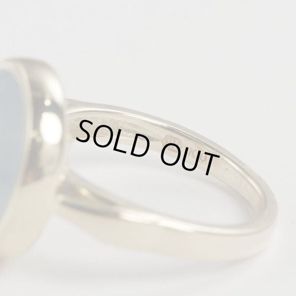 画像2: K10ブルーカルセドニーリング (2)