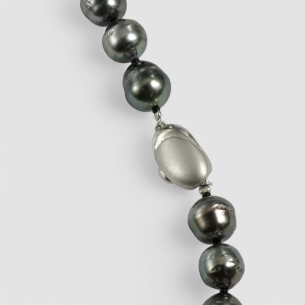 画像4: 黒蝶バロックパール×黒蝶ケシパールネックレス (4)