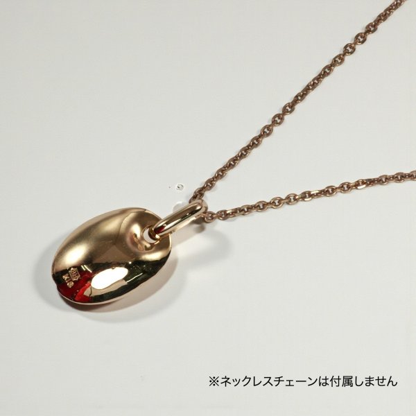 画像4: ★再入荷★K18オーバル凹みペンダント (4)