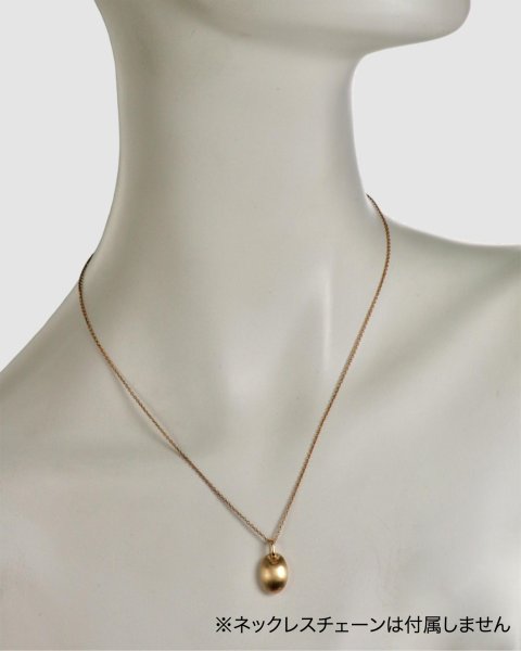 画像6: ★再入荷★K18オーバル凹みペンダント (6)