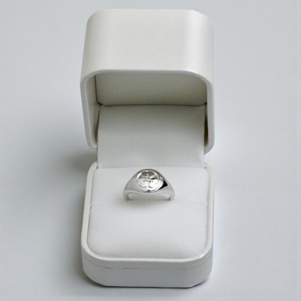 画像8: 【オーダー例】Pt900家紋リング制作 (8)