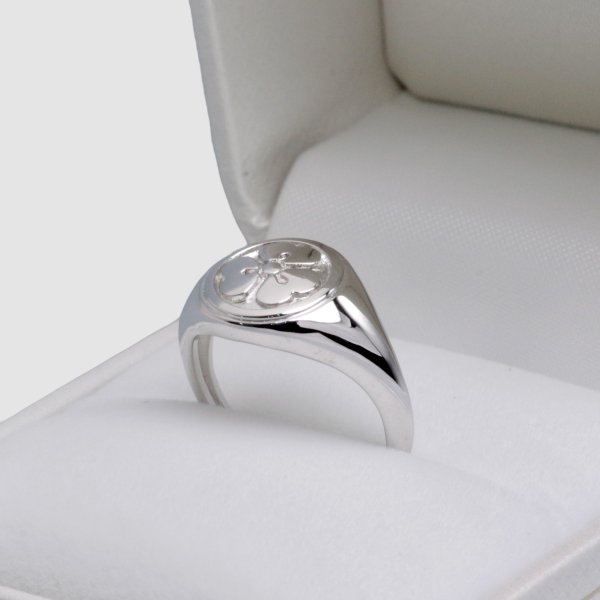 画像7: 【オーダー例】Pt900家紋リング制作 (7)