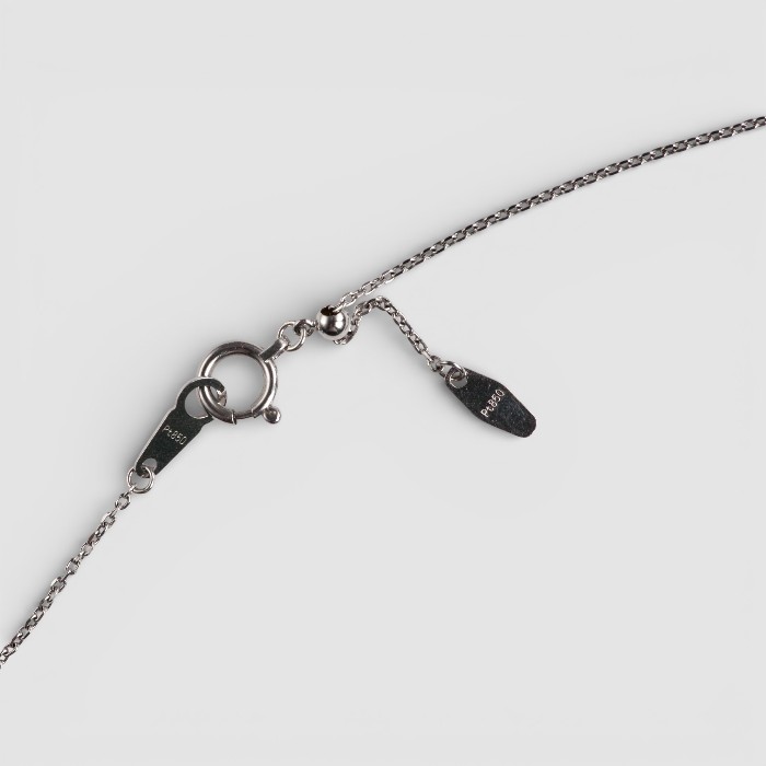 Pt ルビー×ダイヤモンドの上品ペンダントネックレス｜手作りの温もりを