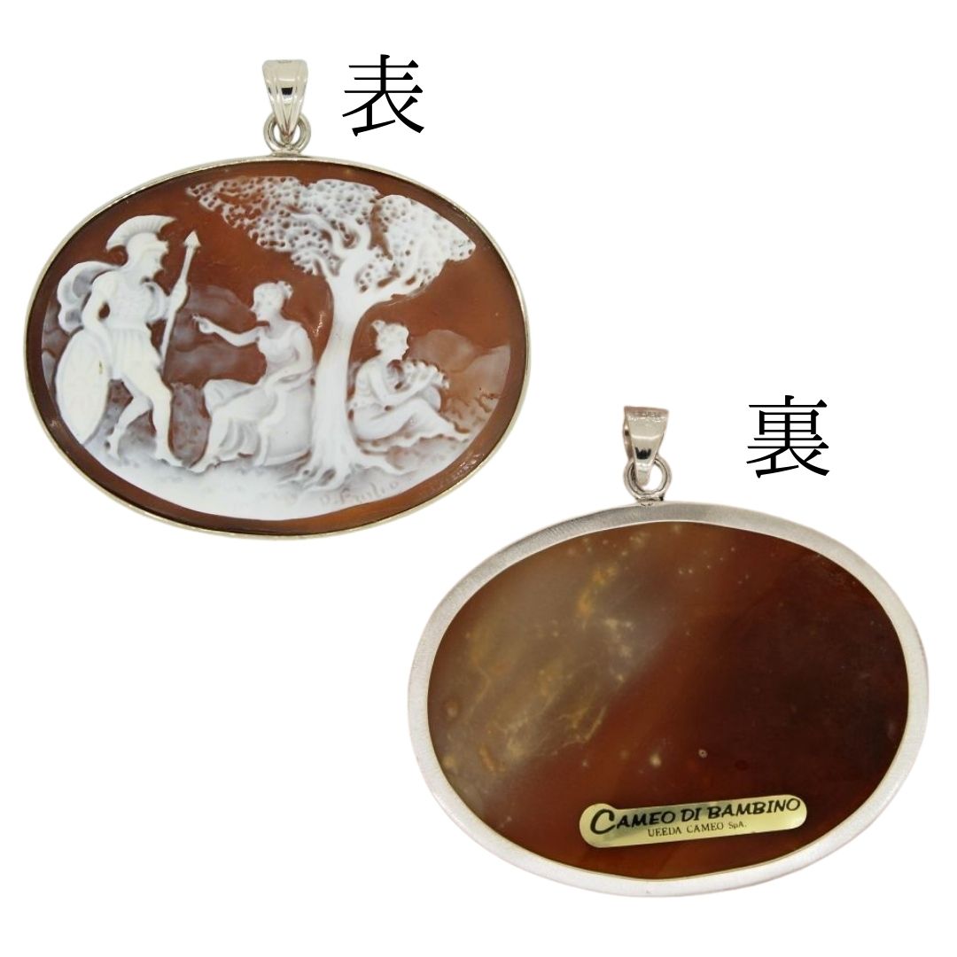 オーダー例】シェルカメオのペンダント枠制作◇ベル宝飾オンライン